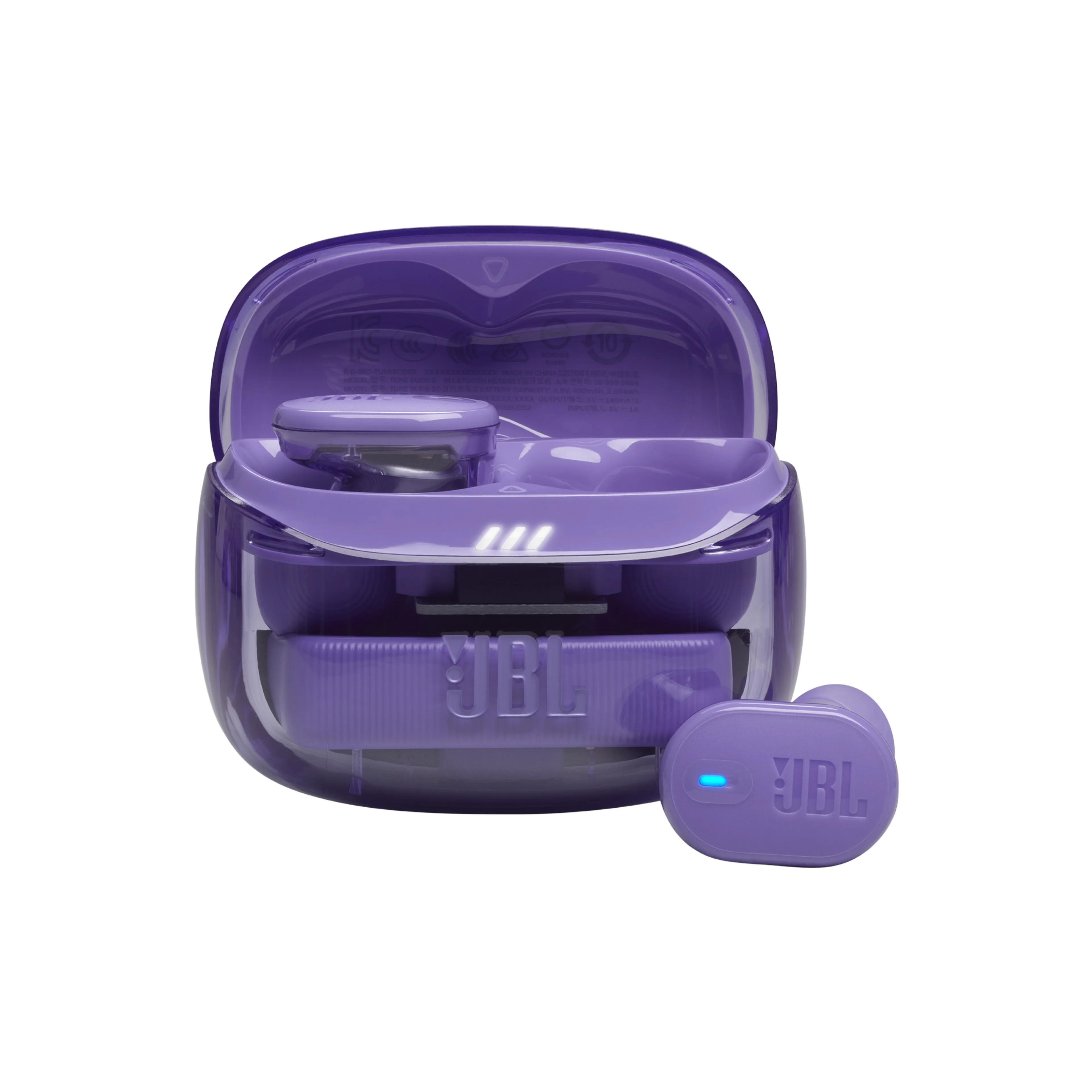 AURICULAR JBL TUNE BUDS2 GHOST TWS ANC VIOLETA (6349) — foto 8