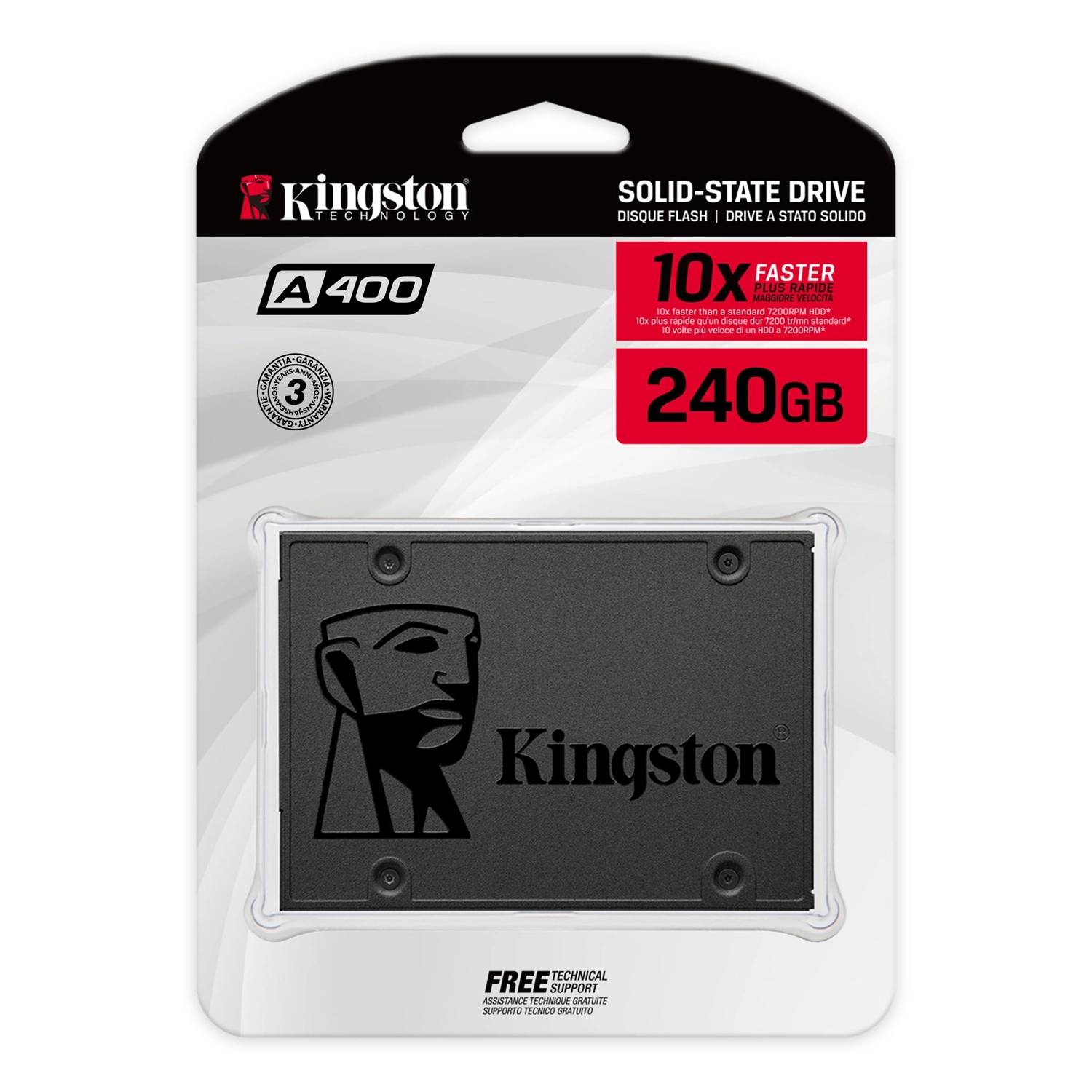 Disco SSD KINGSTON A400 240 GB SATA Interno 7 Mm (1219) — foto 10