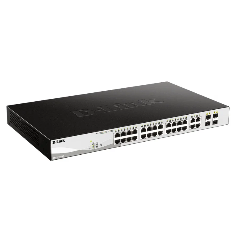 D-LINK SWITCH DGS-1210-28P 24 10/100/1000BASE-T POE 4 100/1000 — foto 2