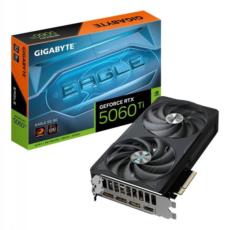 Placa De Video Gigabyte Rtx 5060ti Eagle Oc 8gb